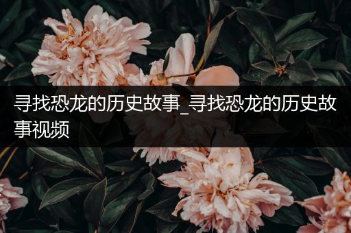 寻找恐龙的历史故事_寻找恐龙的历史故事视频