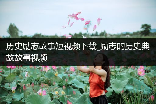 历史励志故事短视频下载_励志的历史典故故事视频