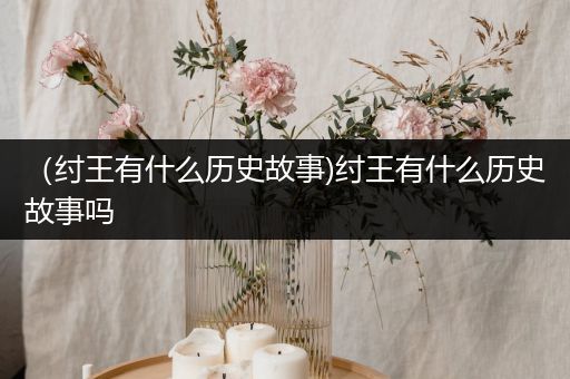 （纣王有什么历史故事)纣王有什么历史故事吗