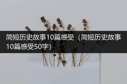 简短历史故事10篇感受（简短历史故事10篇感受50字）