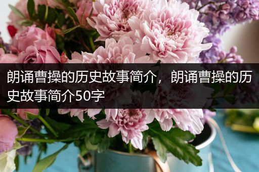 朗诵曹操的历史故事简介，朗诵曹操的历史故事简介50字