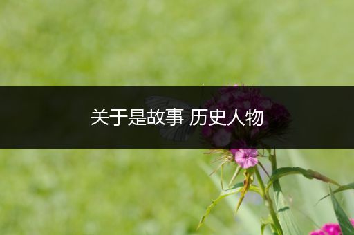 关于是故事 历史人物