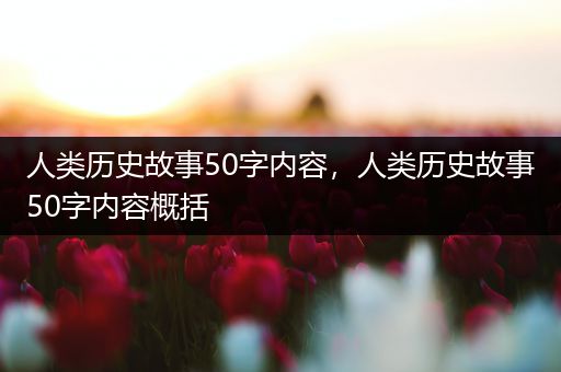 人类历史故事50字内容，人类历史故事50字内容概括