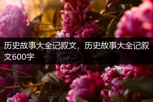 历史故事大全记叙文，历史故事大全记叙文600字