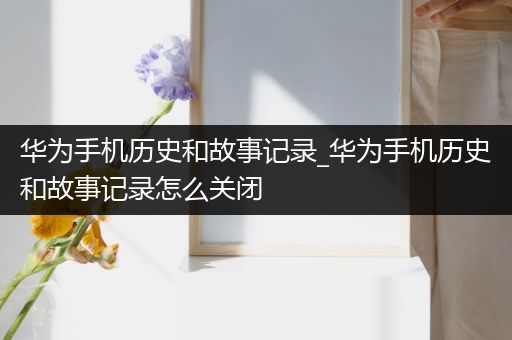 华为手机历史和故事记录_华为手机历史和故事记录怎么关闭