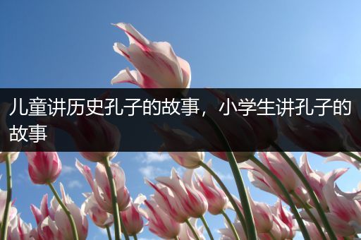 儿童讲历史孔子的故事，小学生讲孔子的故事