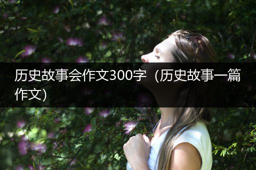 历史故事会作文300字（历史故事一篇作文）