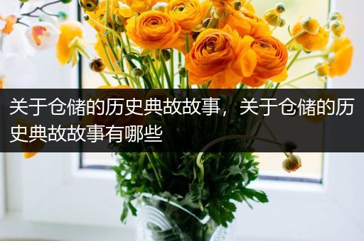 关于仓储的历史典故故事，关于仓储的历史典故故事有哪些