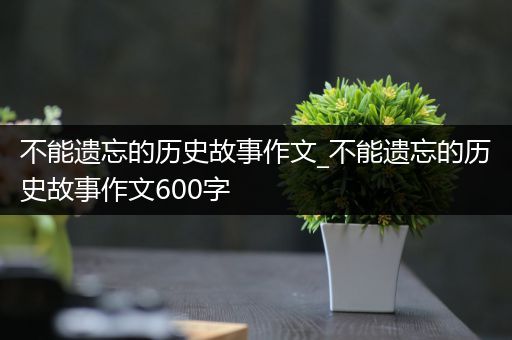 不能遗忘的历史故事作文_不能遗忘的历史故事作文600字