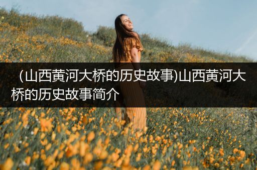 （山西黄河大桥的历史故事)山西黄河大桥的历史故事简介