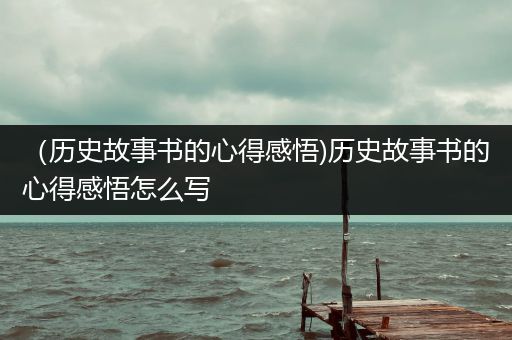 （历史故事书的心得感悟)历史故事书的心得感悟怎么写