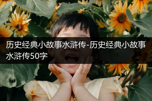 历史经典小故事水浒传-历史经典小故事水浒传50字