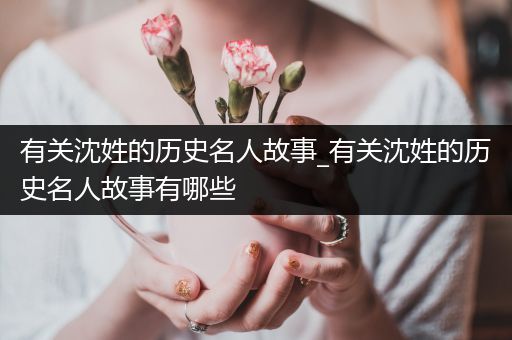 有关沈姓的历史名人故事_有关沈姓的历史名人故事有哪些