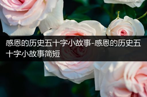 感恩的历史五十字小故事-感恩的历史五十字小故事简短