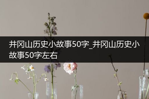 井冈山历史小故事50字_井冈山历史小故事50字左右