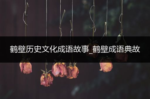 鹤壁历史文化成语故事_鹤壁成语典故