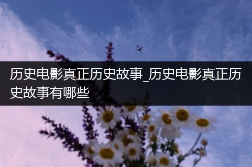 历史电影真正历史故事_历史电影真正历史故事有哪些