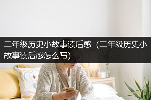 二年级历史小故事读后感（二年级历史小故事读后感怎么写）